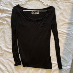 Long sleeve boatneck Tshirt
